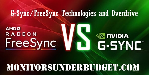 G-Sync/FreeSync Technologies and Overdrive