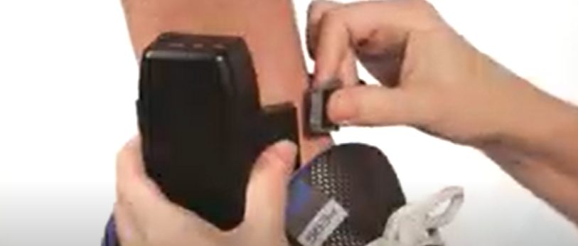 Installing GPS ankle monitor
