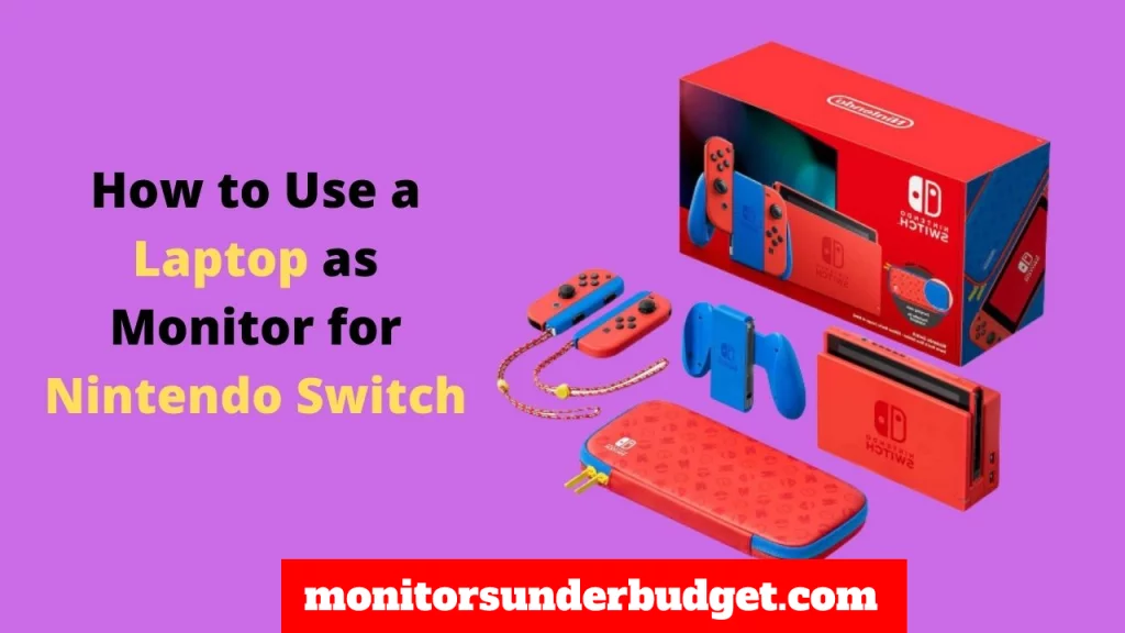 How To Use Laptop As Monitor For Switch