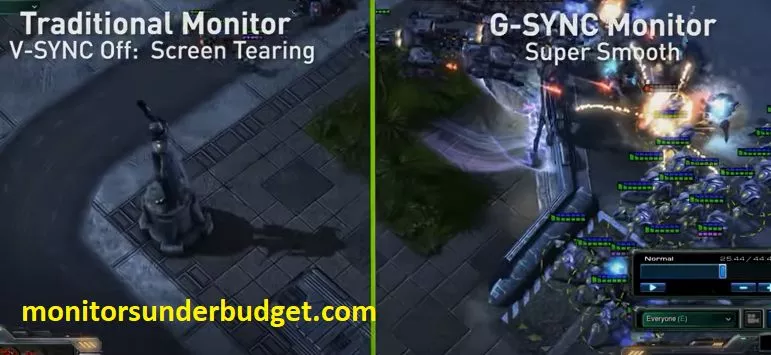 v sync and g sync comparison