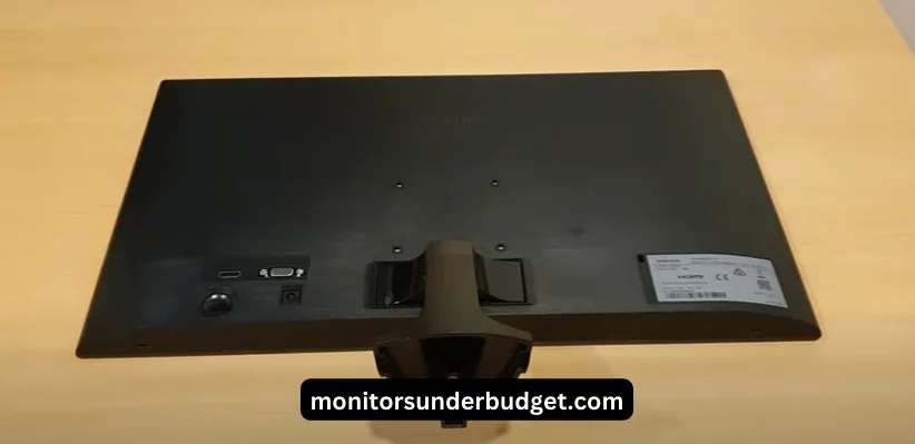 monitor on the table